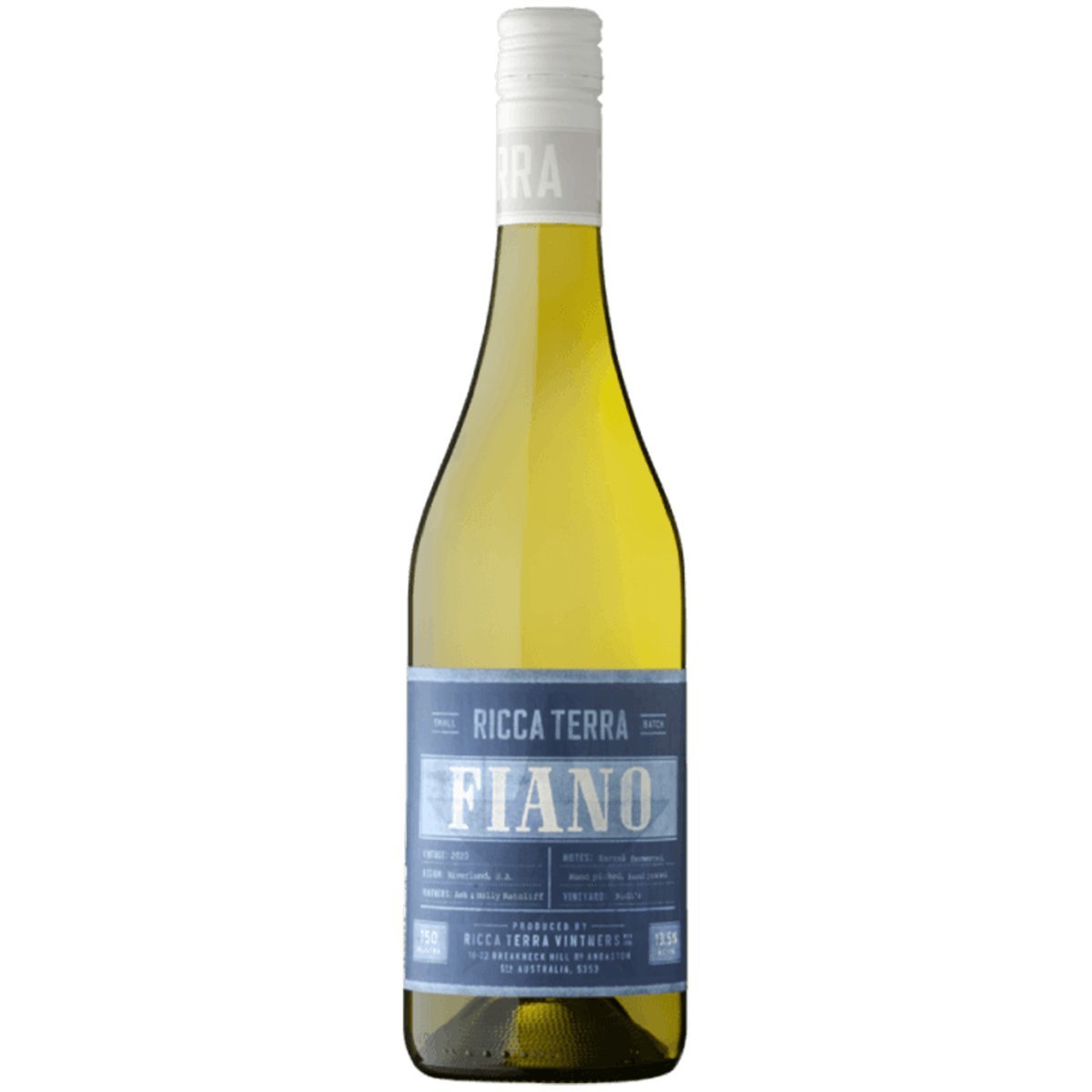 Ricca Terra Fiano 2025 (12 Bottles) Riverland, SA — wine from Australia