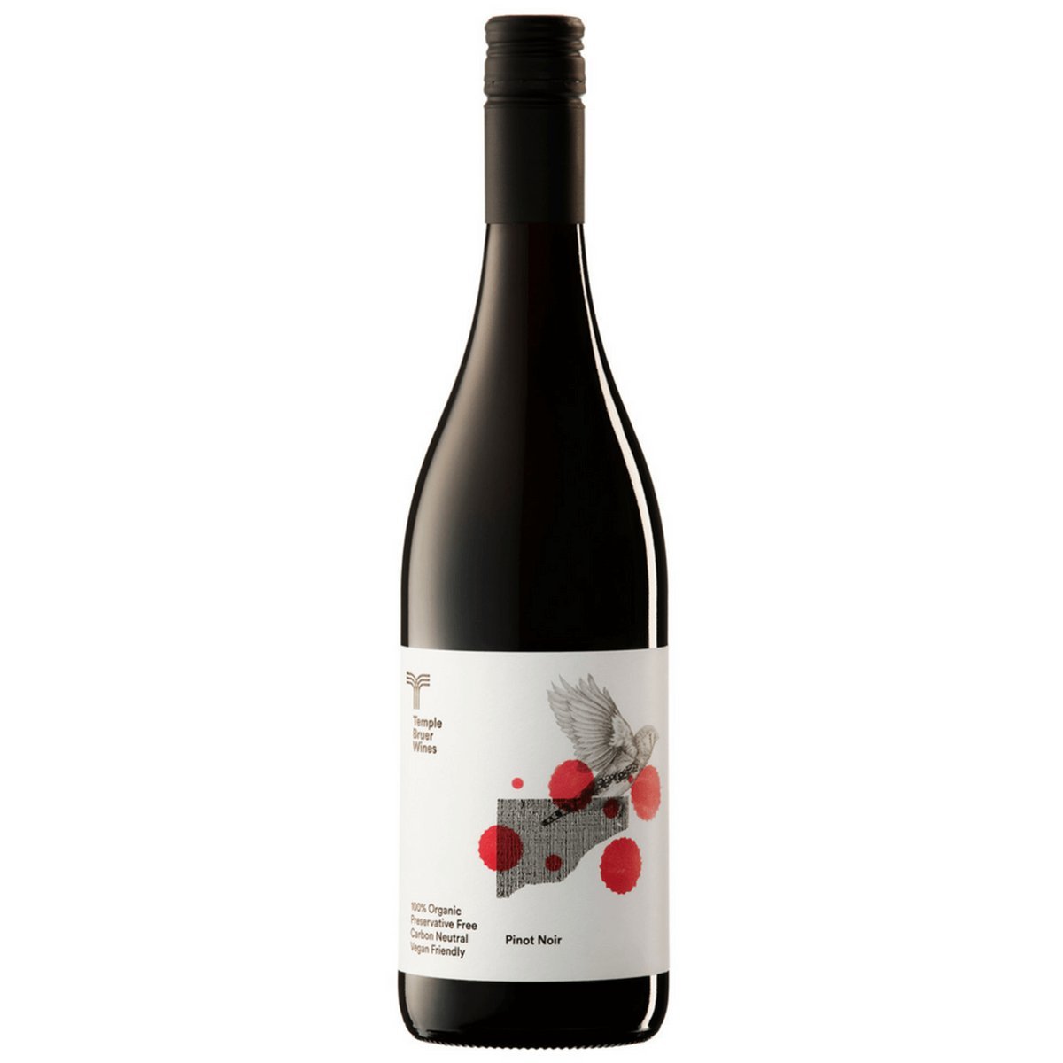 Temple Bruer Preservative Free Pinot Noir 2024 (12 Bottles) Riverland, SA — wine from Australia