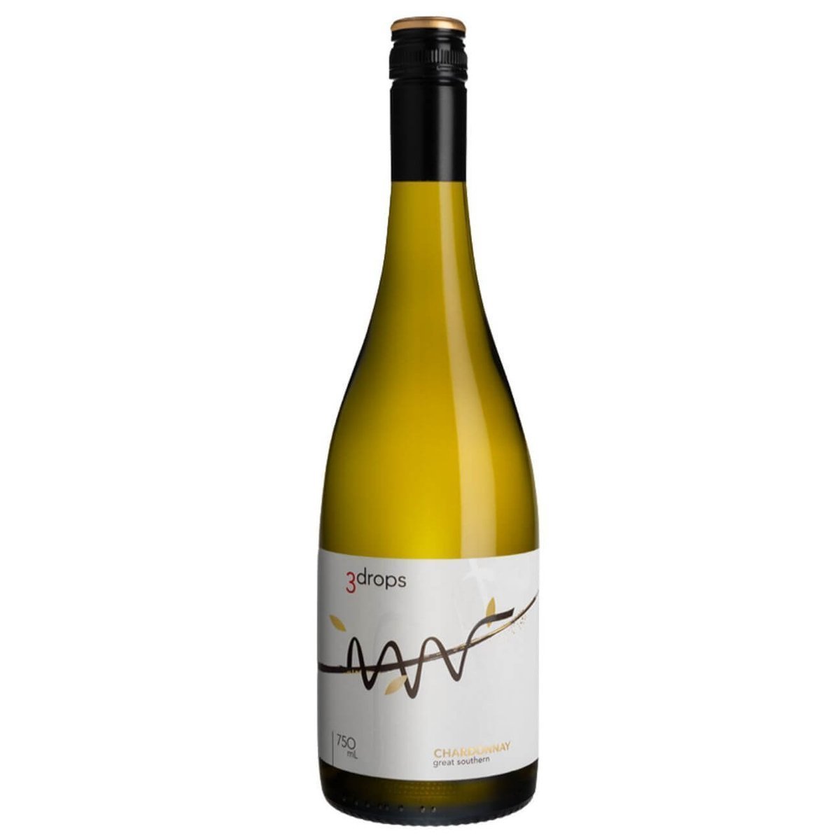 3drops Chardonnay 2023 (12 Bottles) Great Southern, WA — wine from Australia