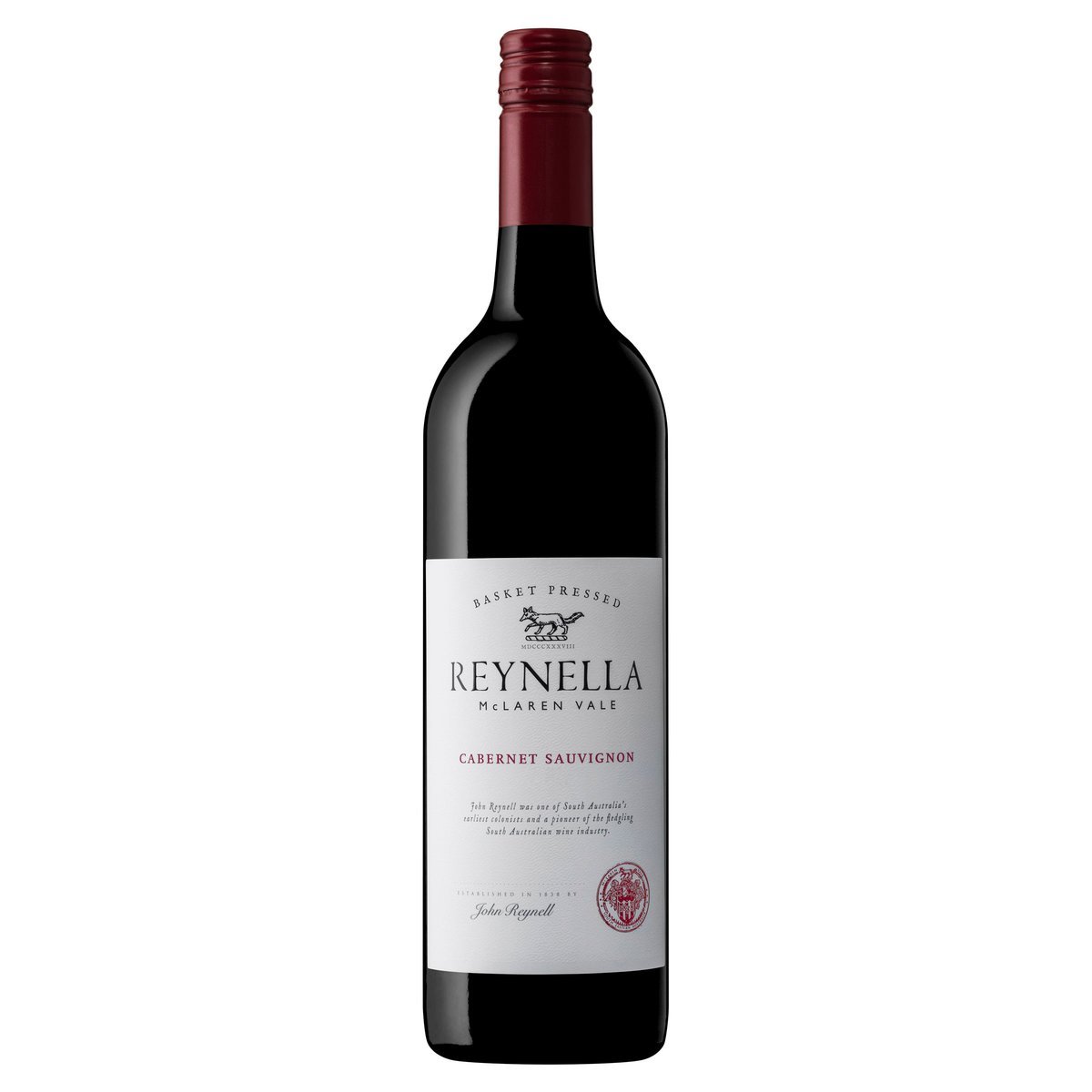 Reynella Basket Pressed Cabernet Sauvignon 2022 (6 Bottles) McLaren Vale, SA — wine from Australia