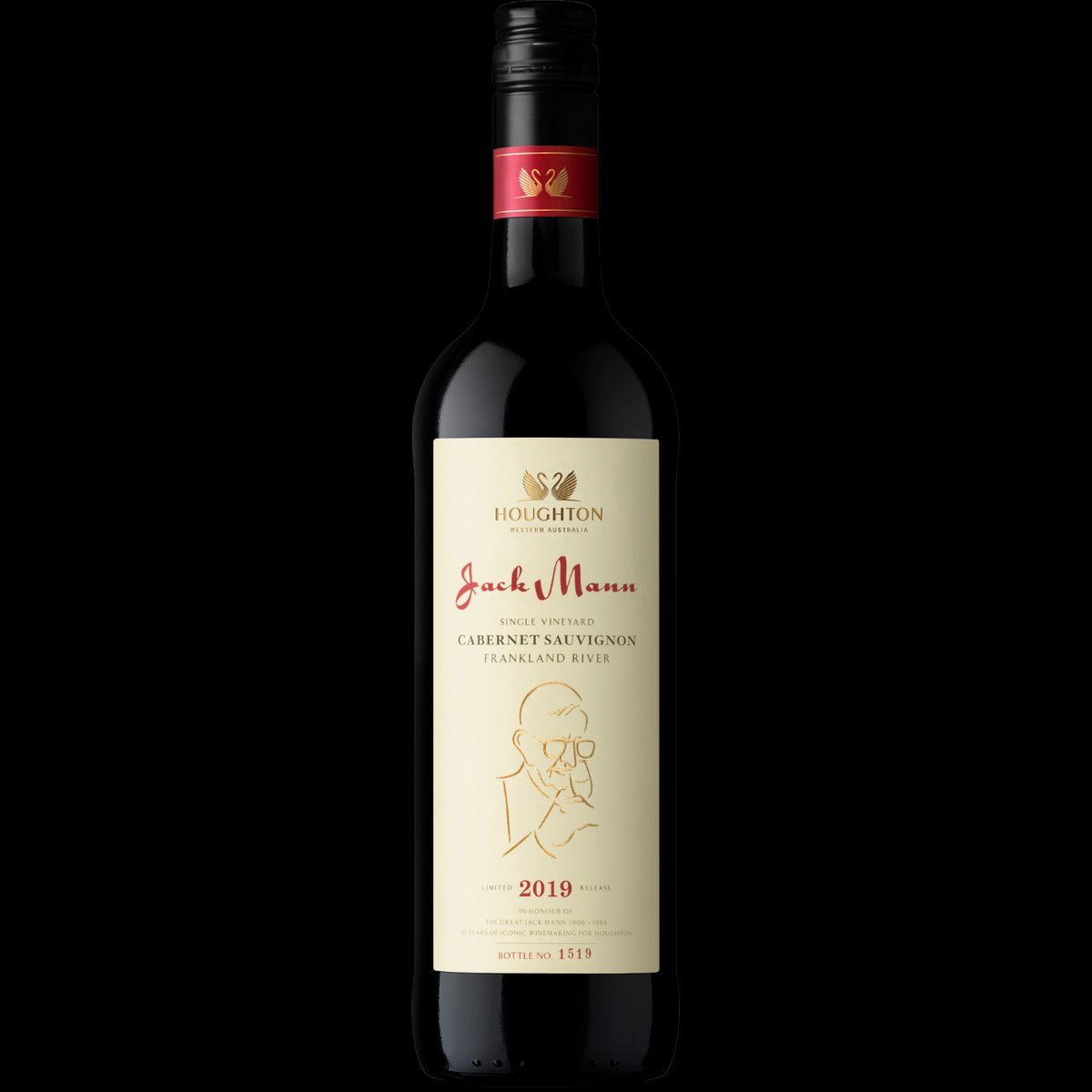 Houghton Jack Mann Cabernet Sauvignon 2021 (6 Bottles) Frankland River, WA — wine from Australia