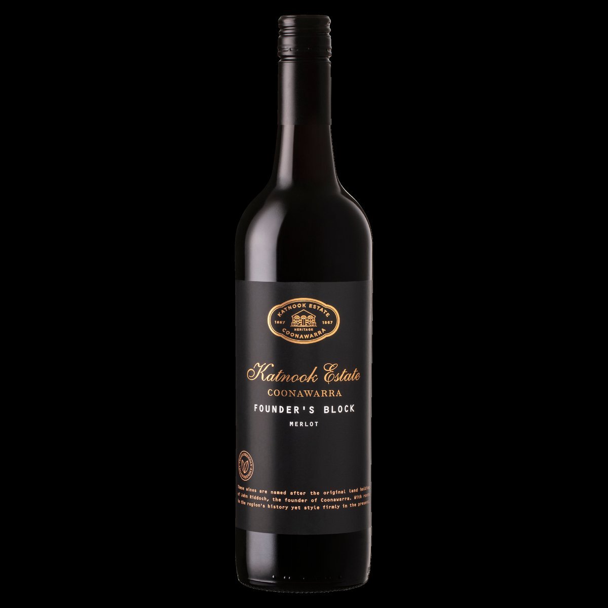 Katnook Founders Block Merlot 2022 (6 Bottles) Coonawarra, SA — wine from Australia