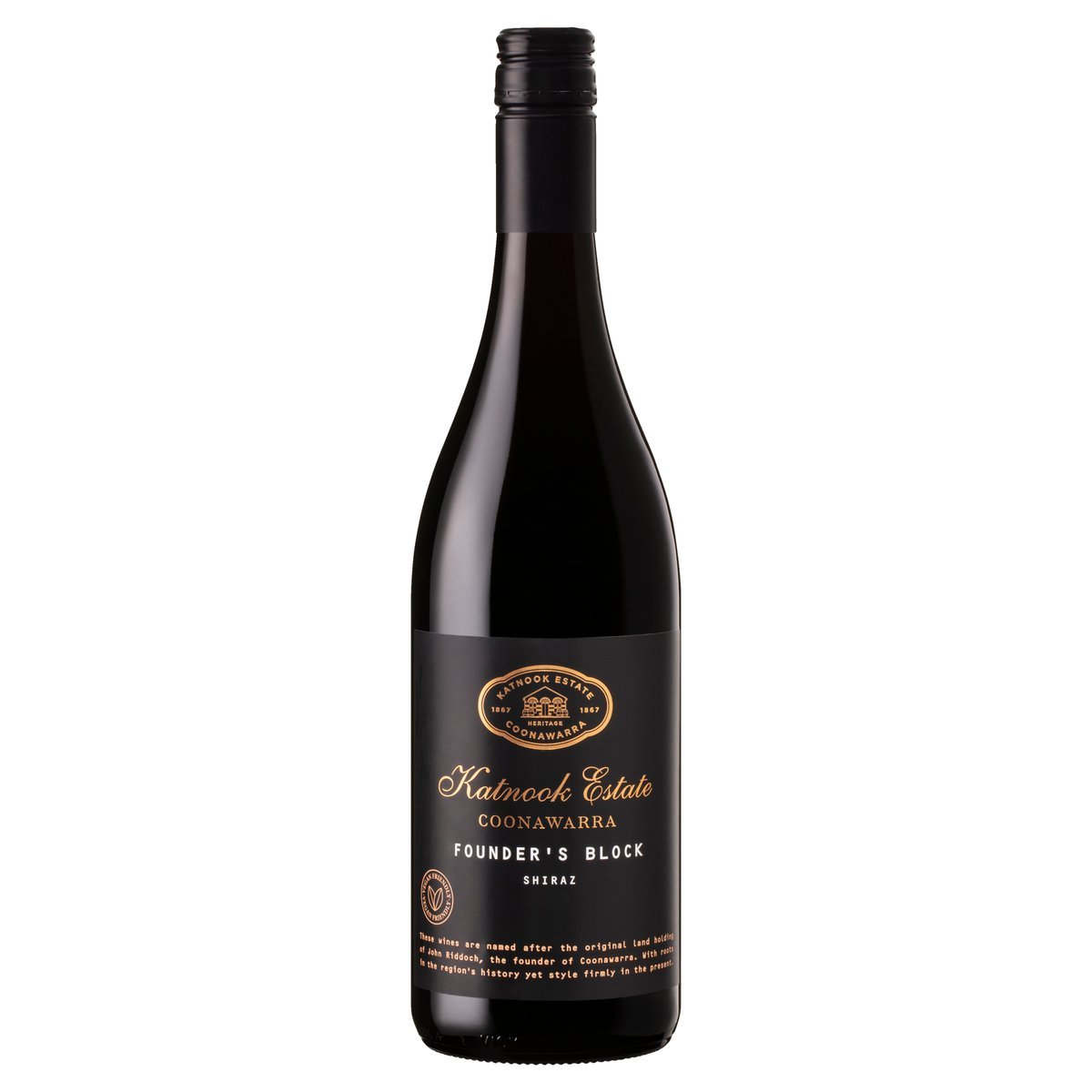 Katnook Founders Block Shiraz 2021 (6 Bottles) Coonawarra, SA — wine from Australia