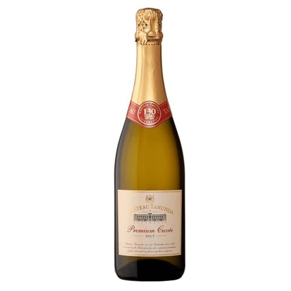 Château Tanunda Premium Cuvée Brut Sparkling 2021 (6 Bottles) Barossa Valley, SA — wine from Australia