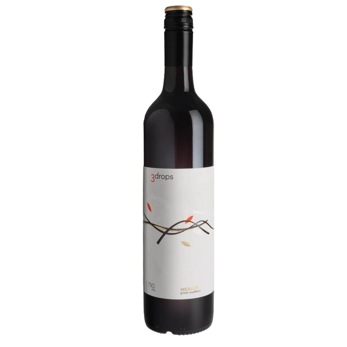 3drops Merlot 2023 (12 Bottles) Great Southern, WA — wine from Australia