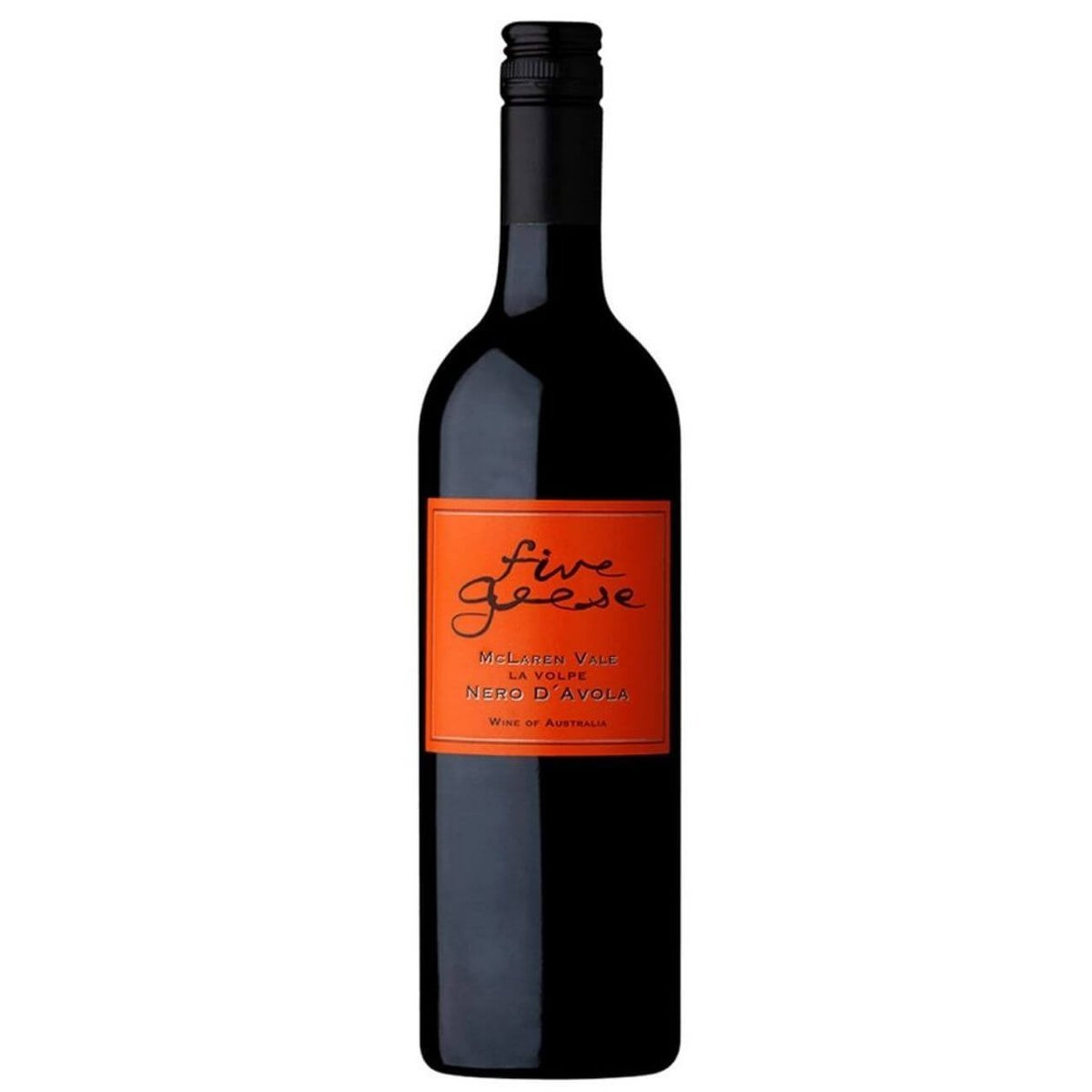 Five Geese Old Vine La Volpe Nero D'Avola 2015 (12 Bottles) McLaren Vale — wine from Australia