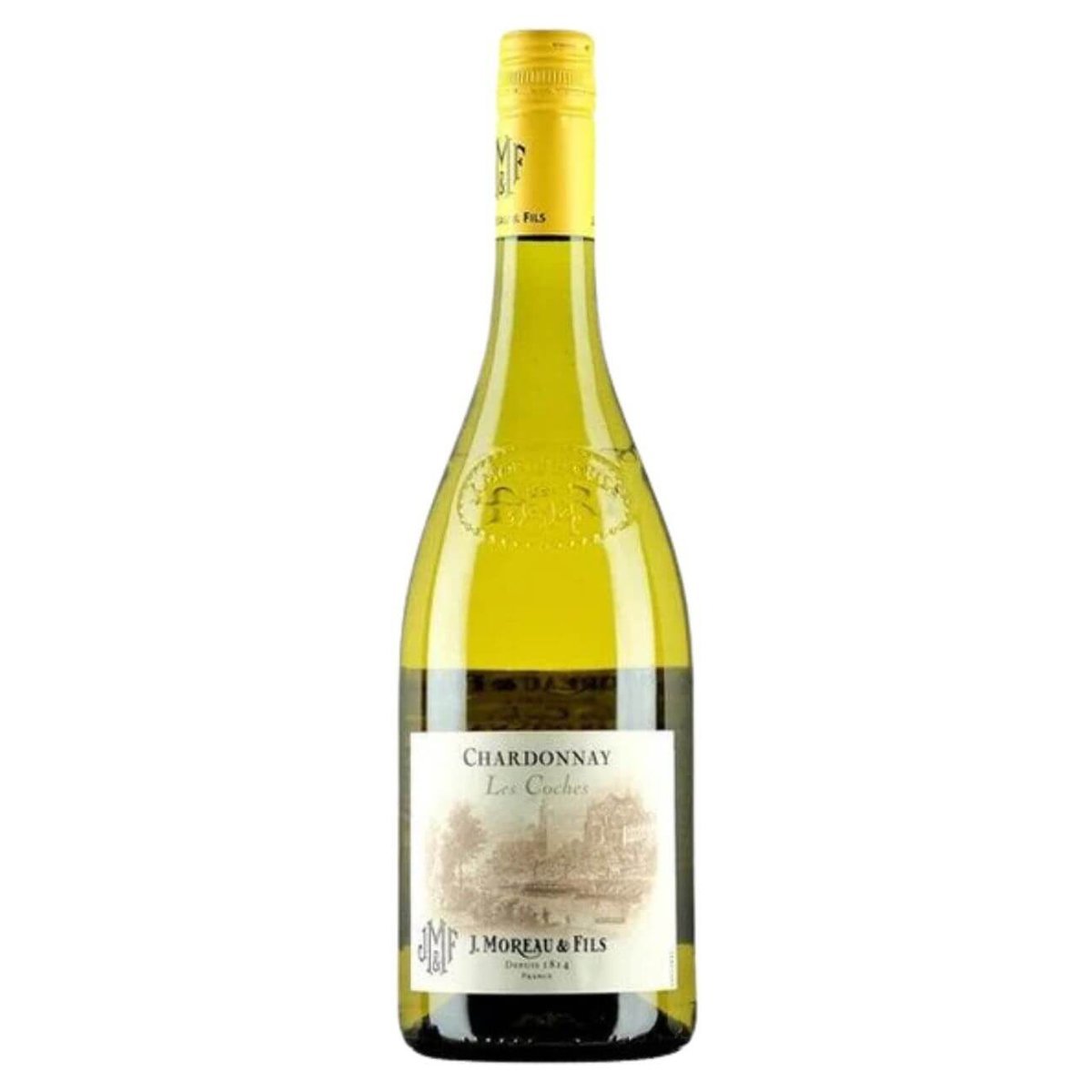 J. Moreau & Fils Les Coches Chardonnay 2024 (12 Bottles) Chablis, France — wine from Australia