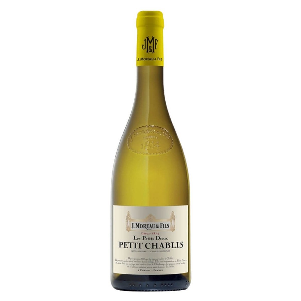J. Moreau & Fils Petit Chablis Les Petits Dieux 2023 (12 Bottles) Chablis, France — wine from Australia