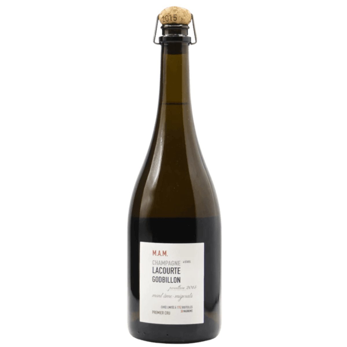 Lacourte-Godbillon Mont Ames- Migreats Premier Cru 2015 (6 Bottles) Ecueil, France — Champagne from Ecueil, France