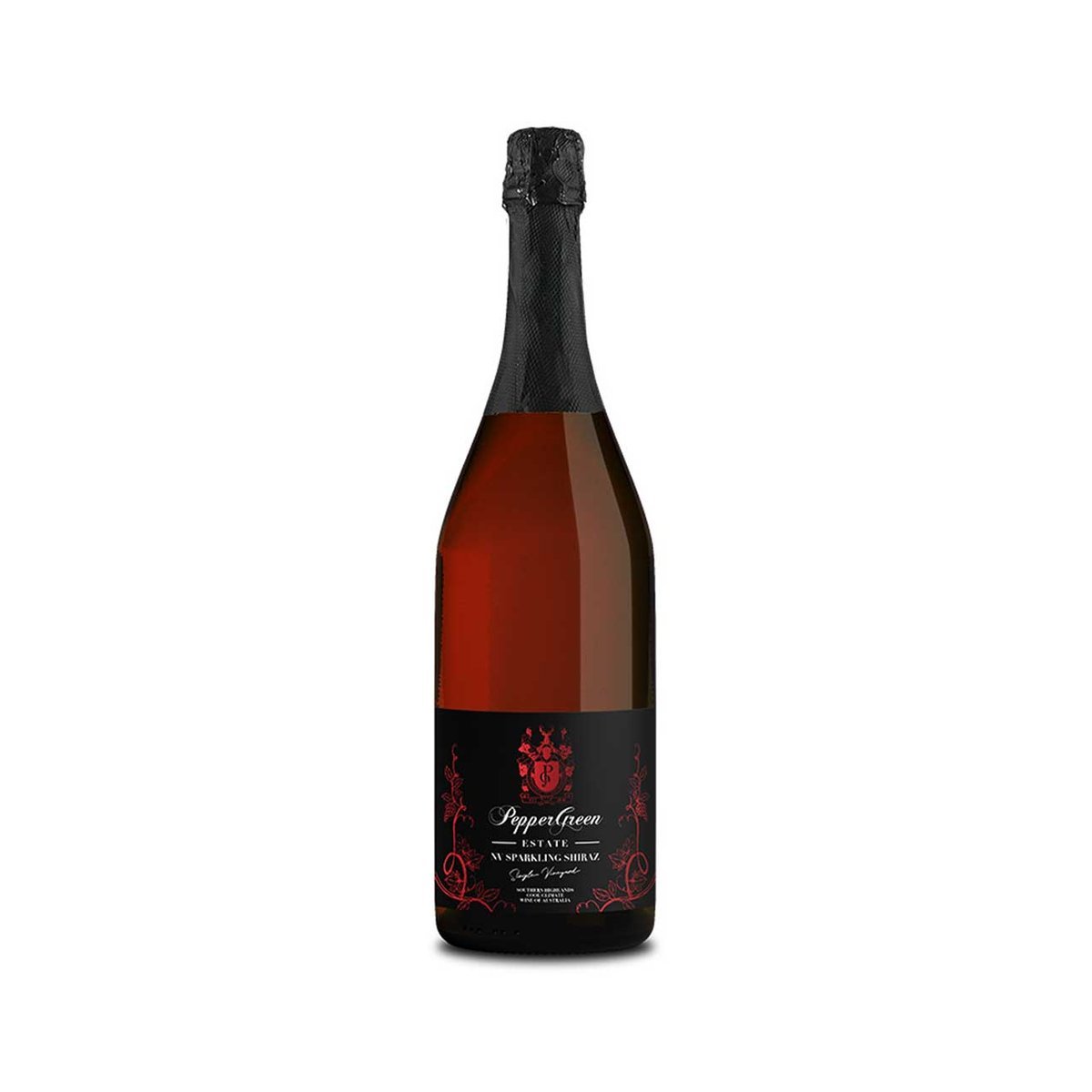PepperGreen Estate NV Sparkling Shiraz (6 Bottles) Southern Highlands, NSW — Shiraz from Australia