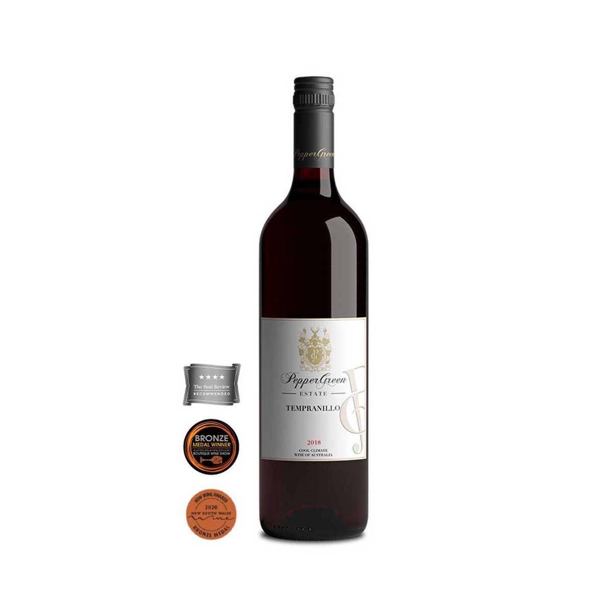 PepperGreen Estate Tempranillo 2021 (6 Bottles) Southern Highlands, NSW — Tempranillo from Southern Highlands