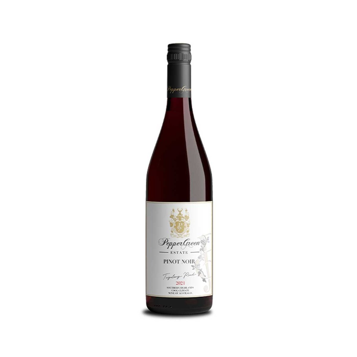 PepperGreen Estate Pinot Noir Tugalong Road 2021 (6 Bottles) Southern Highlands, NSW — wine from Southern Highlands
