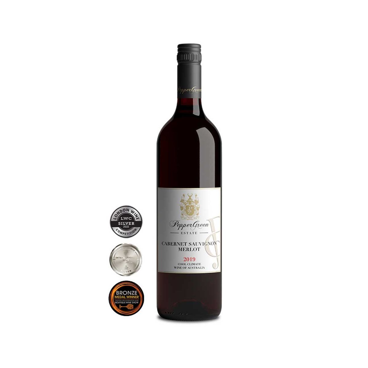 PepperGreen Estate Cabernet Sauvignon Merlot 2019 (6 Bottles) Southern Highlands, NSW — Cabernet from Southern Highlands