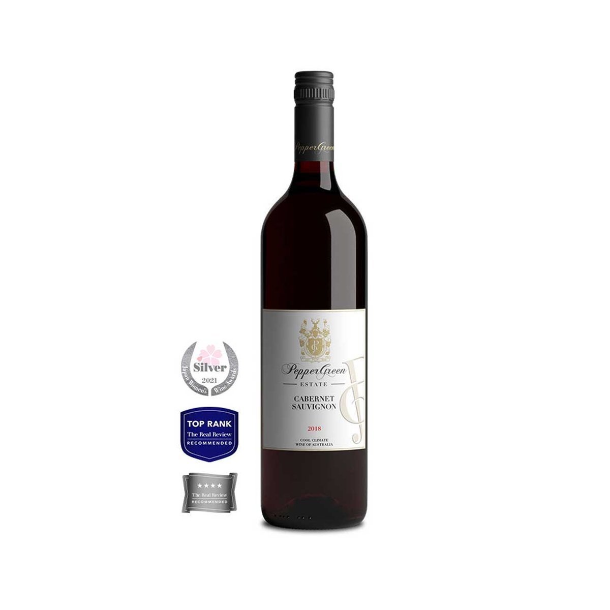 PepperGreen Estate Cabernet Sauvignon 2018 (6 Bottles) Southern Highlands, NSW — Cabernet from Southern Highlands