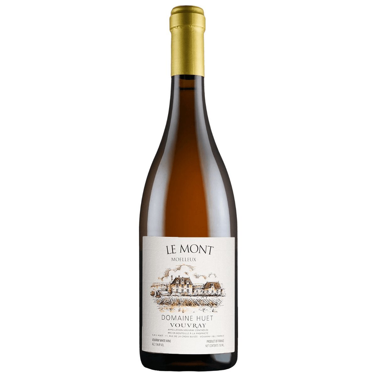 Domaine Huet Vouvray Le Mont Moelleux 2022 (6 Bottles) Vouvray, France — Vouvray from Vouvray, France