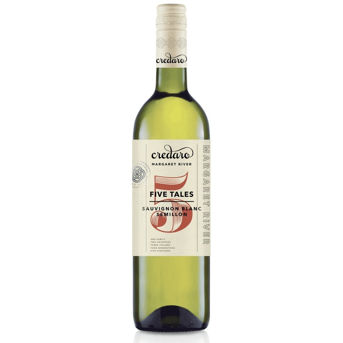 Credaro Five Tales Sauvignon Blanc Semillon 2025 (12 Bottles) Caves Road, Yallingup — wine from Australia