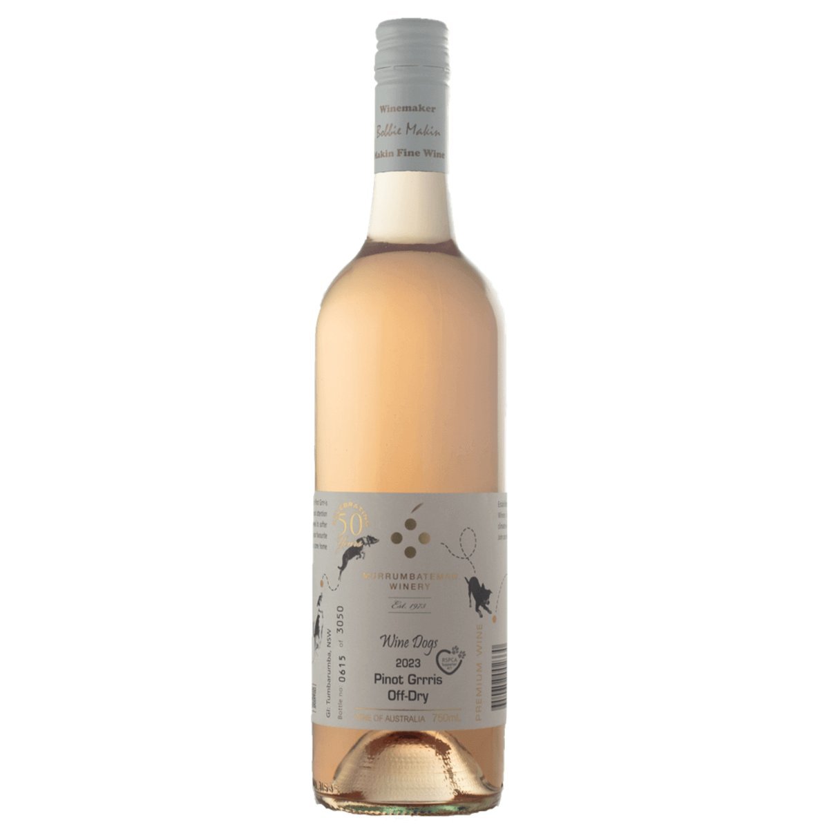 Murrumbateman Pinot Grrr-is Off Dry 2024 (6 Bottles) Canberra District — wine from Australia
