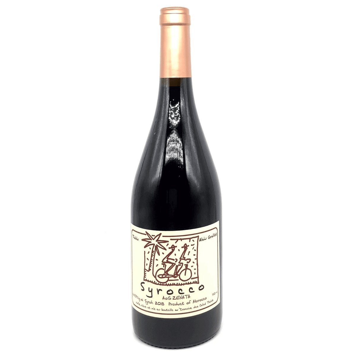 Alain Graillot Syrah Morocco Syrocco 2023 (6 Bottles) France — wine from Australia