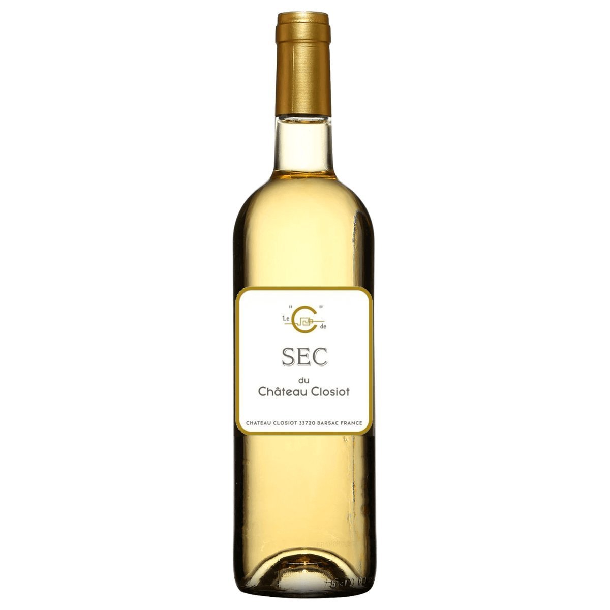 Chateau Closiot 'Le C de Sec' Bordeaux Blanc 2024 (12 Bottles) Bordeaux, France — wine from Australia