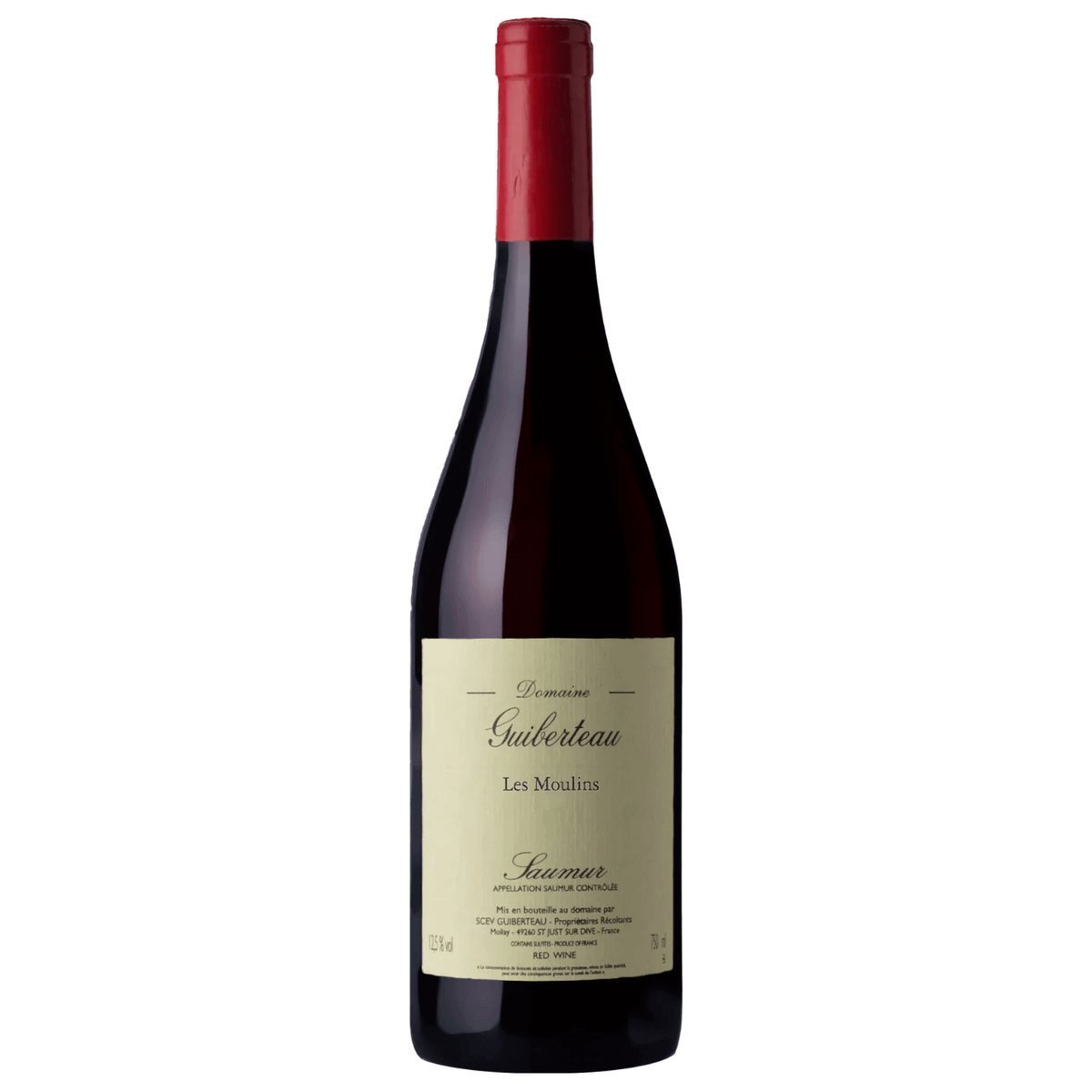 Domaine Guiberteau Saumur Les Moulins Rouge 2023 (6 Bottles) Loire Valley, France — wine from Australia