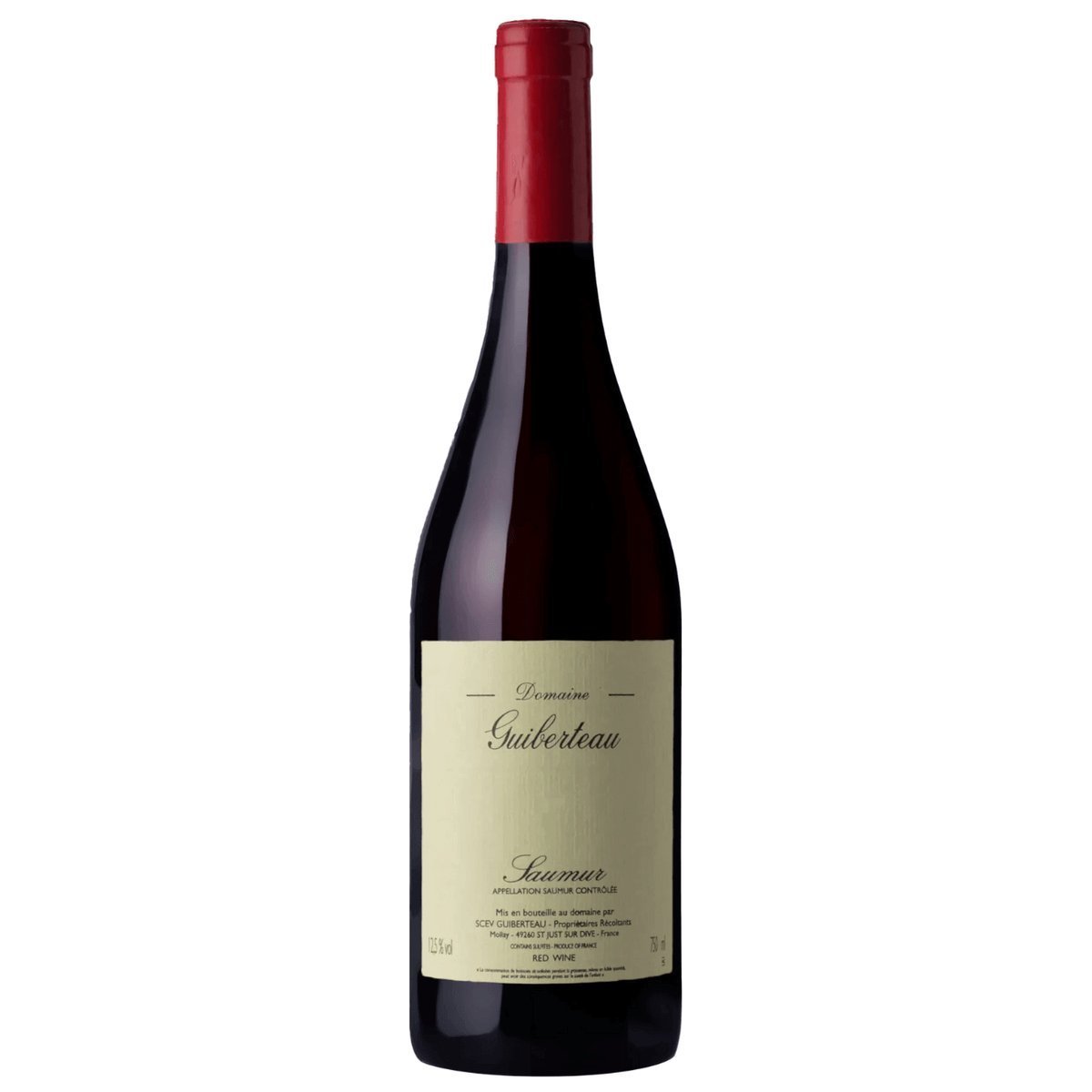 Domaine Guiberteau Saumur Rouge 2022 (6 Bottles) Loire Valley, France — wine from Australia