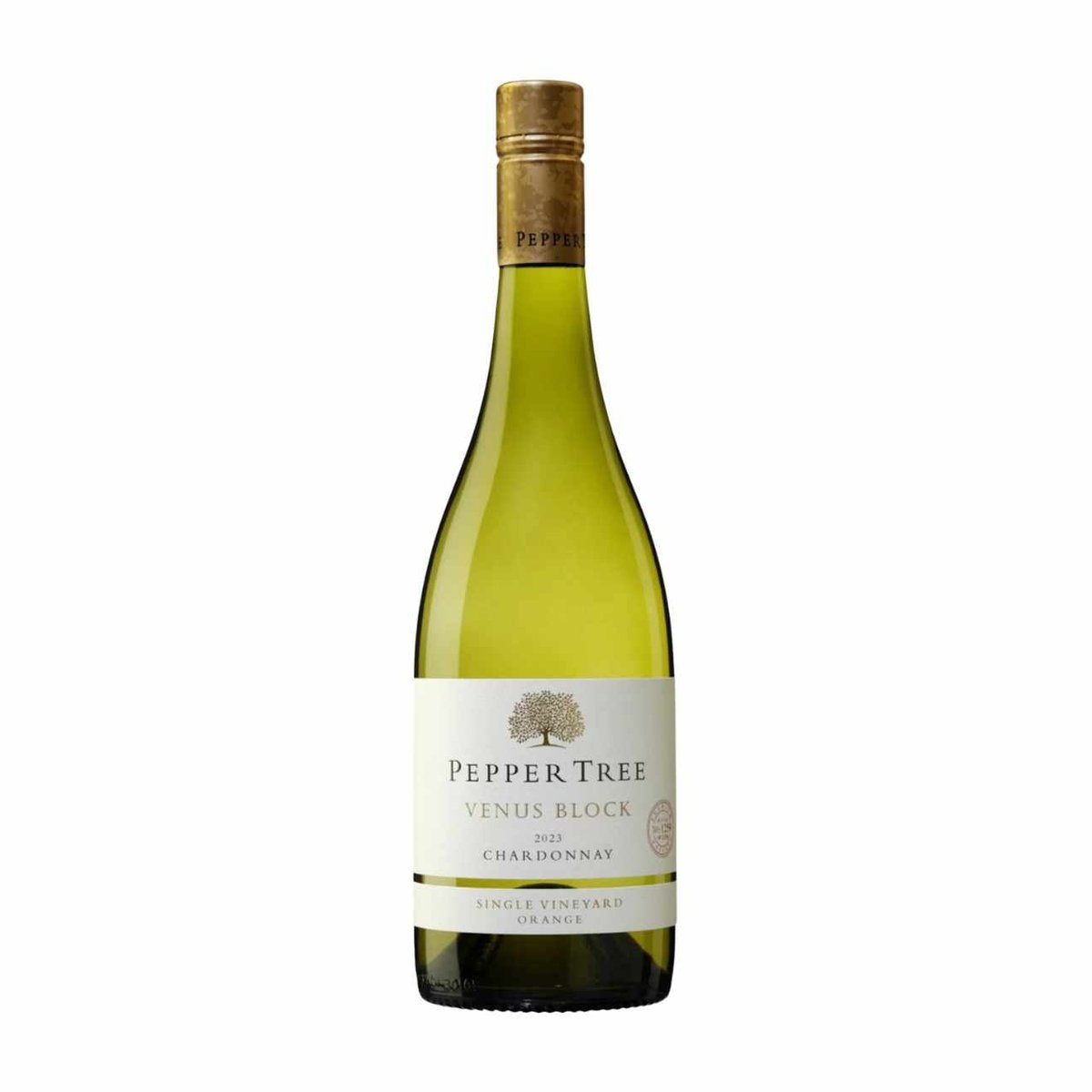 Pepper Tree ‘Venus Block’ Single Vineyard Chardonnay 2022/2023 (12 Bottles) Orange, NSW — wine from Australia