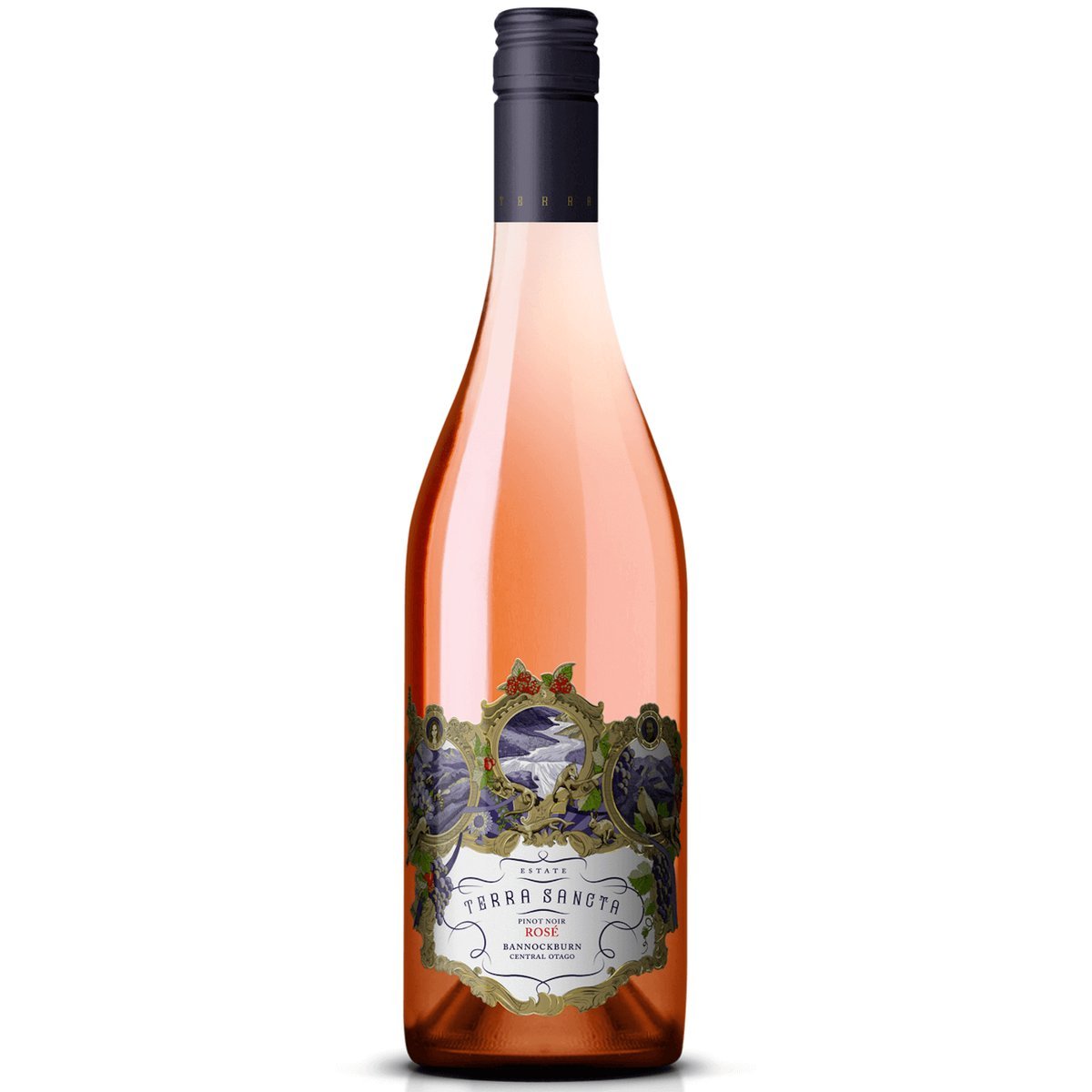 Terra Sancta Estate Rosé 100% Pinot Noir 2024 (12 Bottles) Bannockburn, Central Otago, NZ — wine from Australia