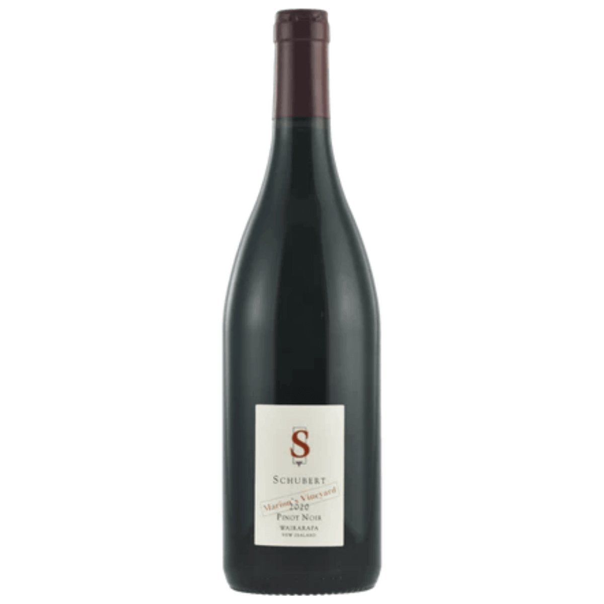 Schubert “Marion’s Vineyard” Pinot Noir 2020 (6 Bottles) Martinborough, NZ — wine from Australia