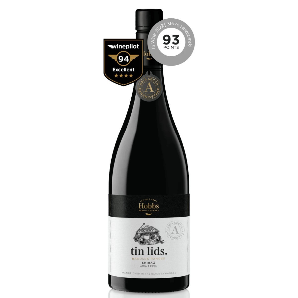 Hobbs "Tin Lids" Aria Secca Shiraz 2020 (6 bottles) Barossa Valley — wine from Australia