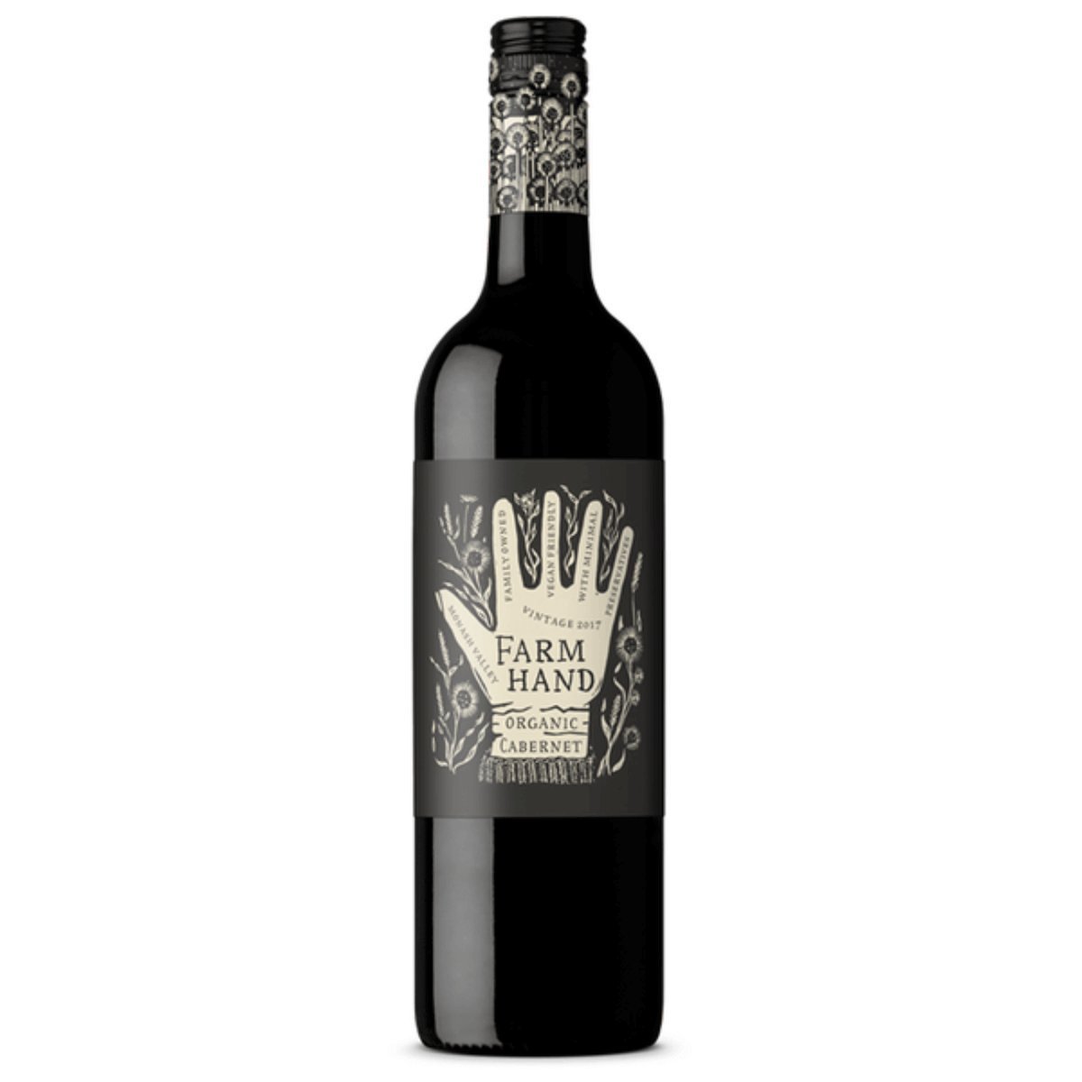Farm Hand Cabernet Sauvignon Organic 2022 (12 Bottles) Monash Valley, SA — wine from Australia