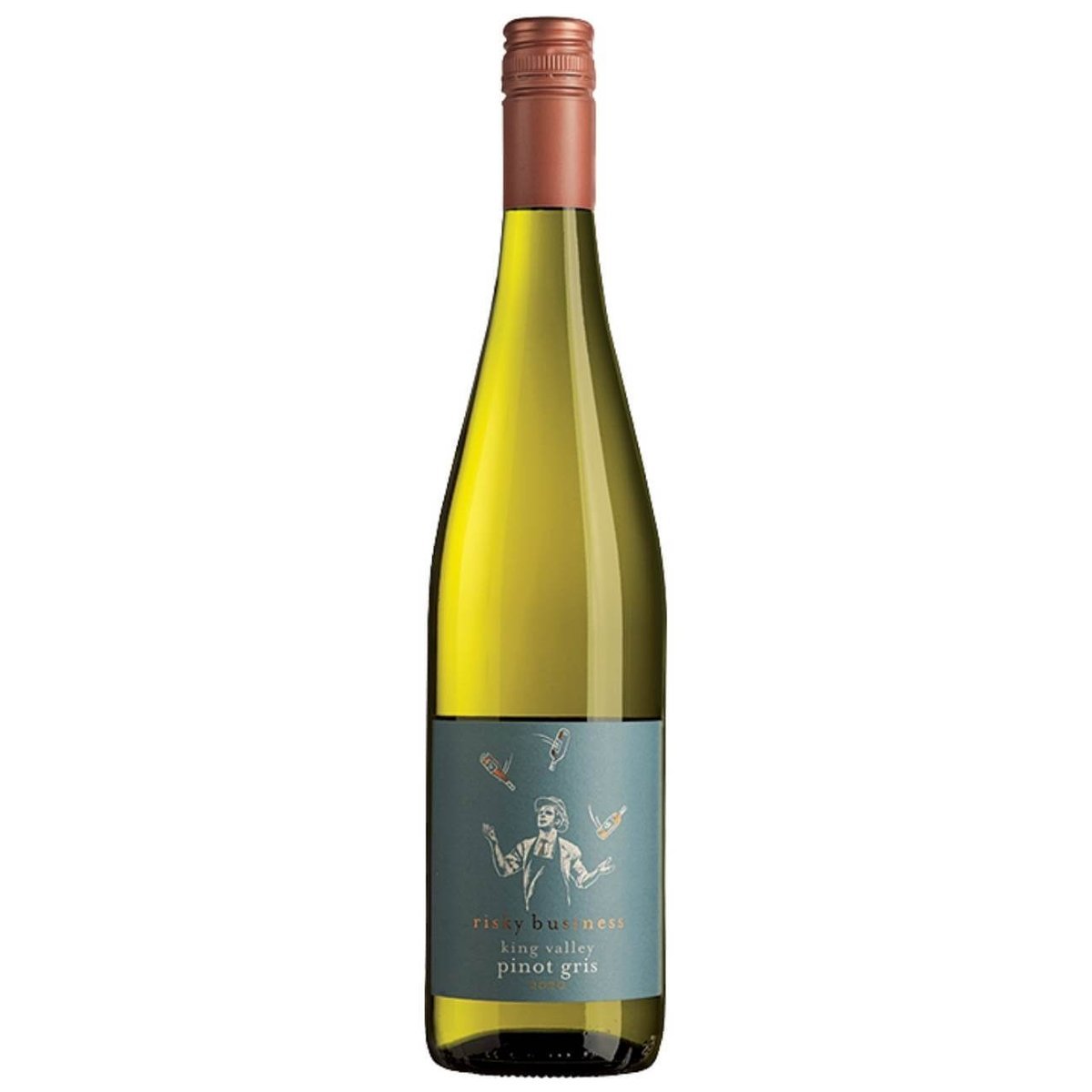 Vinaceous Risky Business Pinot Gris 2023 (12 Bottles) King Valley, Victoria — wine from Australia
