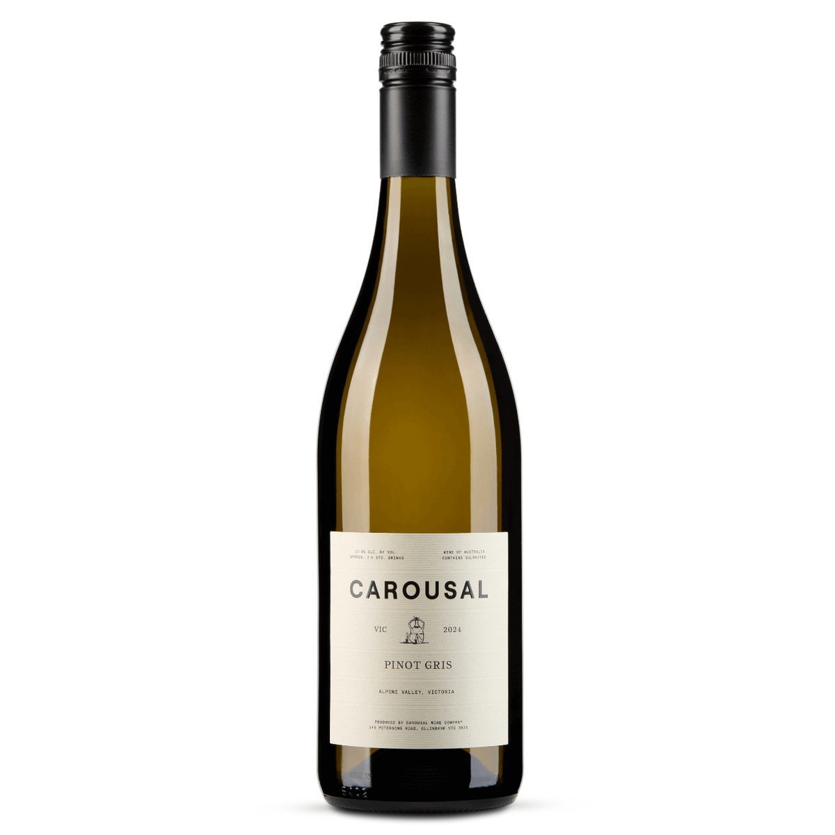 Carousal Wines Pinot Gris 2024 (12 Bottles) Alpine Valleys, VIC — wine from Australia