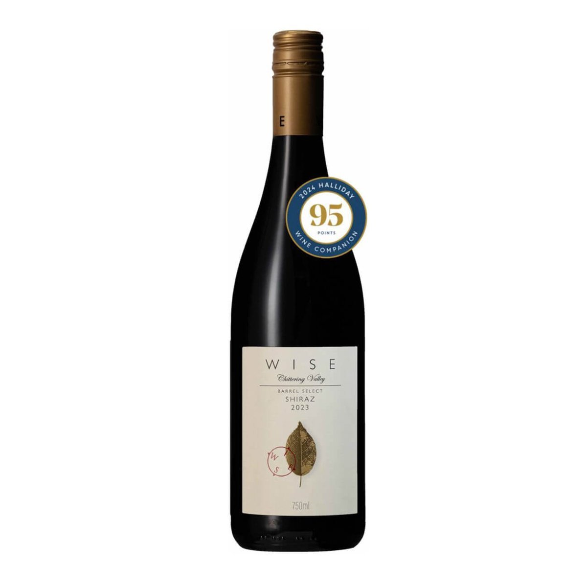 Wise Wine Leaf Series Shiraz 2023 (12 Bottles) Perth Hills, WA — wine from Australia