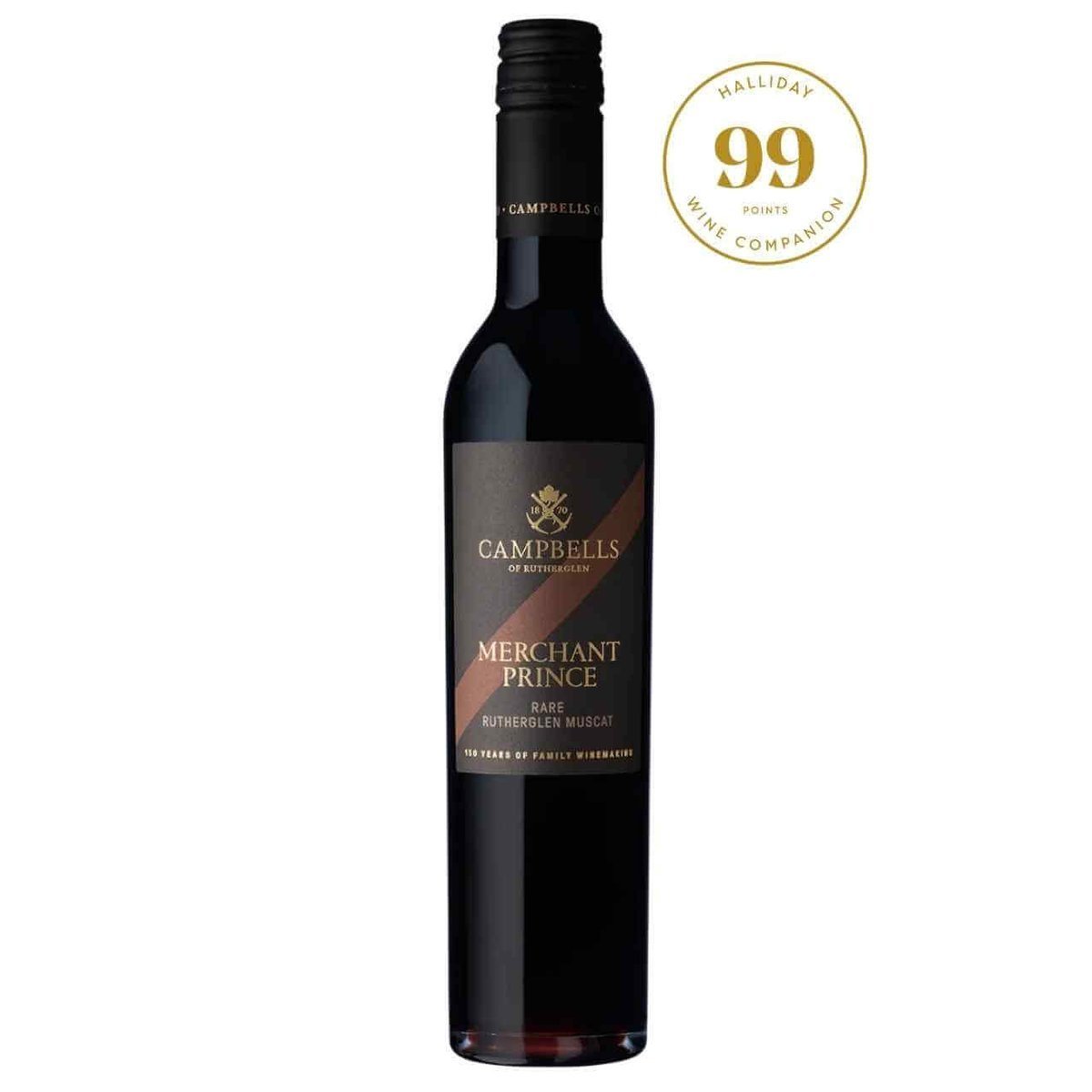 Campbells Merchant Prince Rare Muscat 375ml (3 bottles) Rutherglen, VIC — wine from Australia