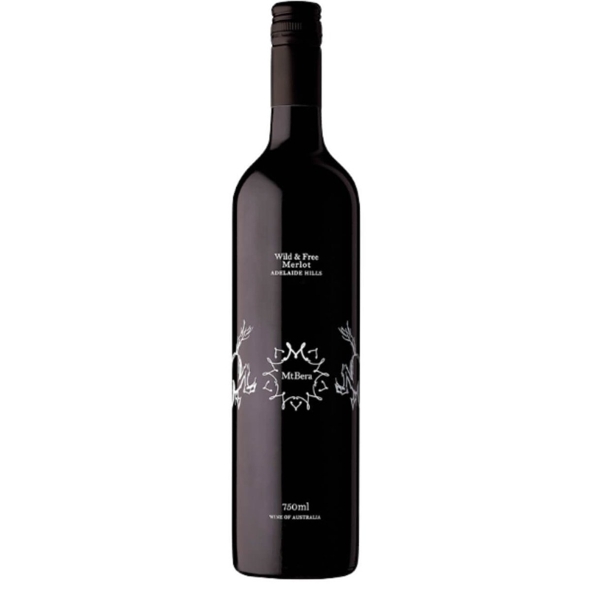 Mt Bera Wild and Free Merlot 2022 (12 Bottles) Adelaide Hills, SA — wine from Australia