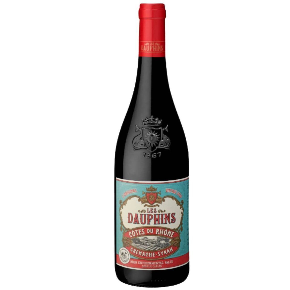 Cellier des Dauphins Les Dauphins Cotes du Rhone Rouge 2021 (12 Bottles) Rhone Valley, France — wine from Australia