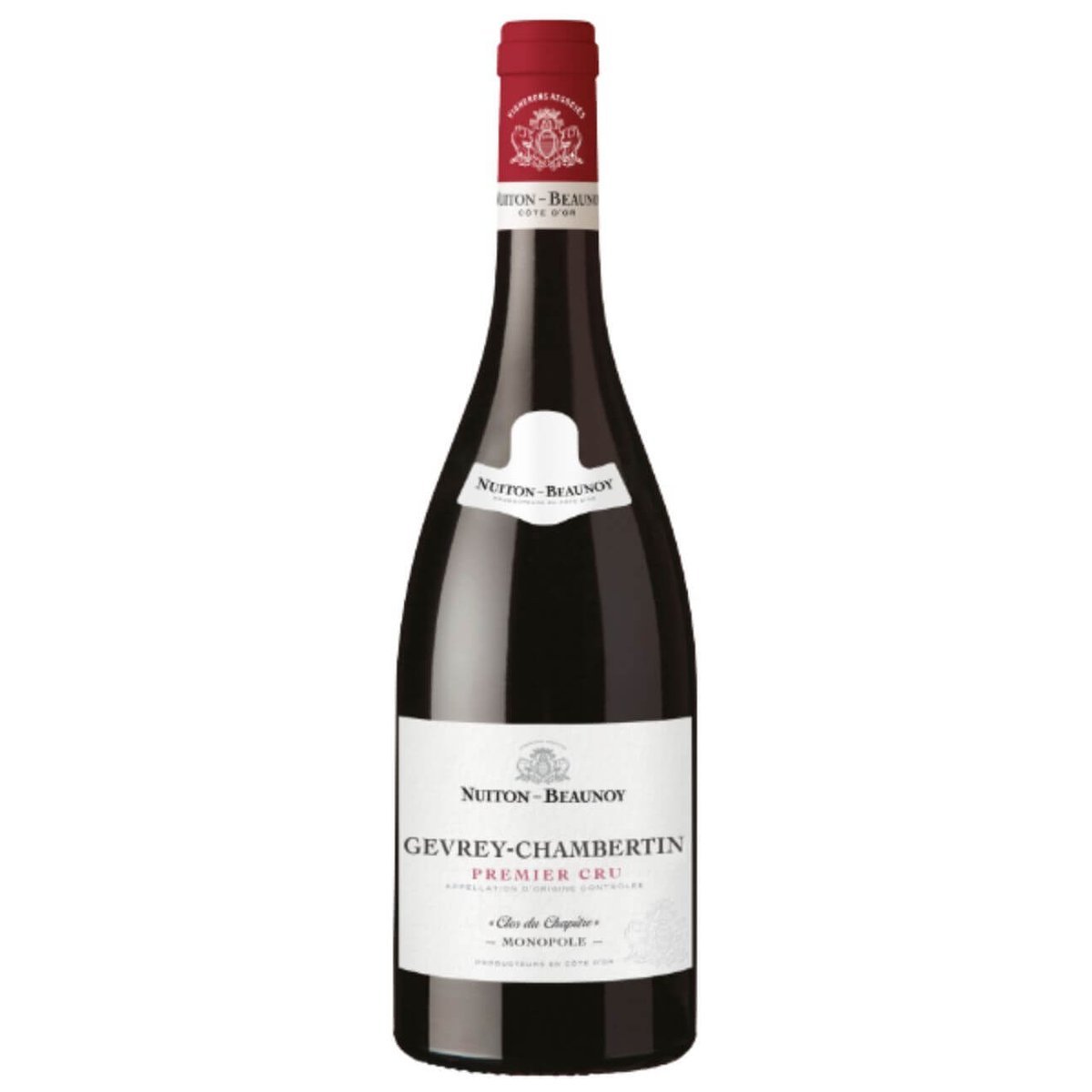 Nuiton Beaunoy Gevrey Chambertin 1er Cru Clos du Chapitre Monopole 2021 (6 Bottles) Burgundy, France — wine from Australia
