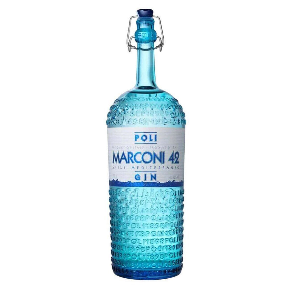 Poli Grappa Marconi 42 Stile Mediterraneo Gin (6 Bottles) Veneto, Italy — wine from Australia