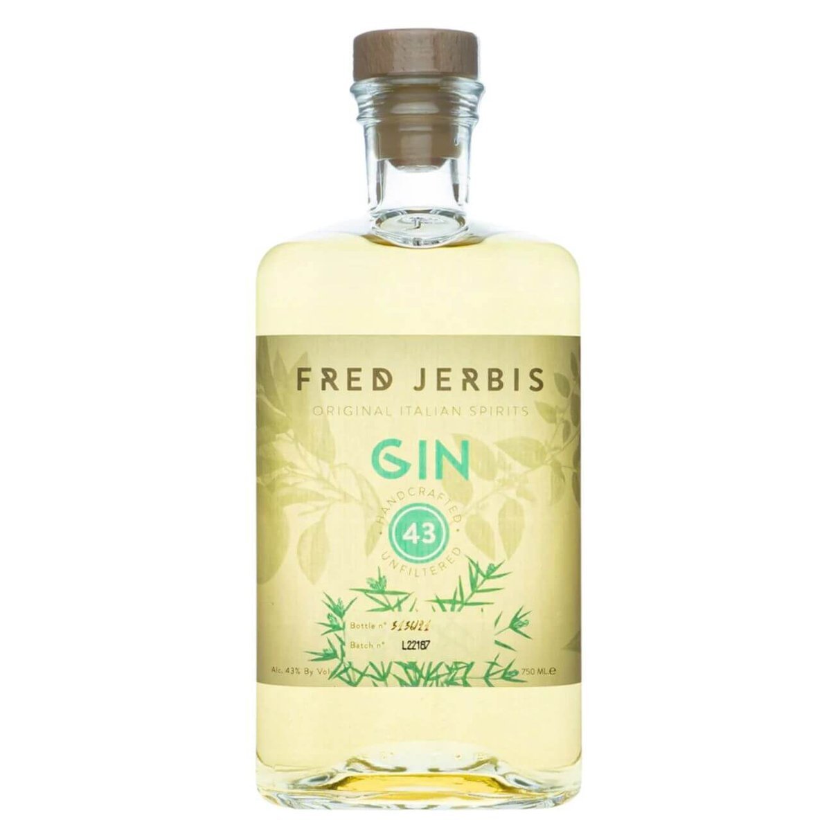 Fred Jerbis Gin 43 NV (6 Bottles) Polcenigo, Italy — wine from Australia