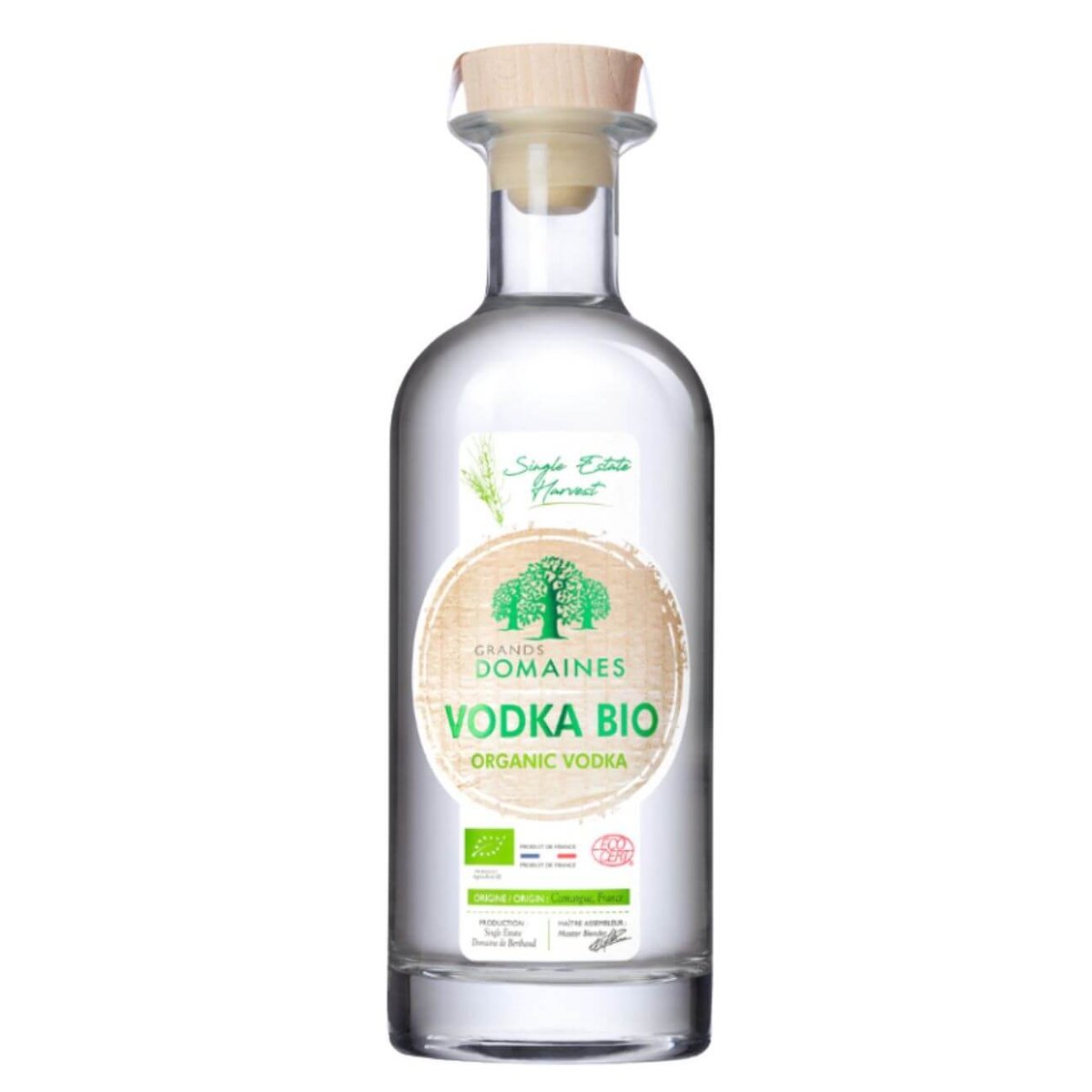 Grands Domaines Organic Vodka Bio NV (6 Bottles) Camargue, France — wine from Australia