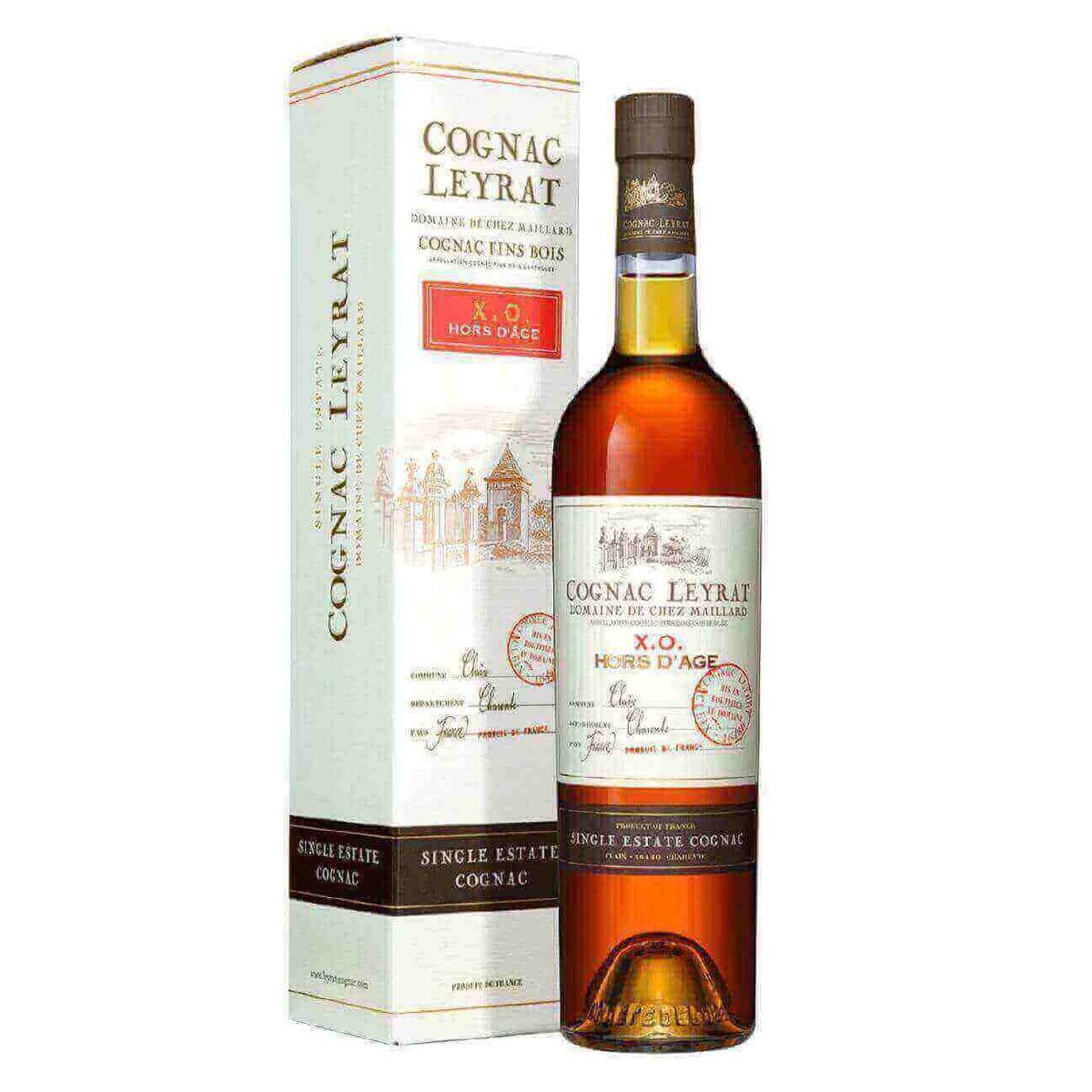 Cognac Leyrat XO Hors d'Age NV (6 Bottles) Claix, France — wine from Australia