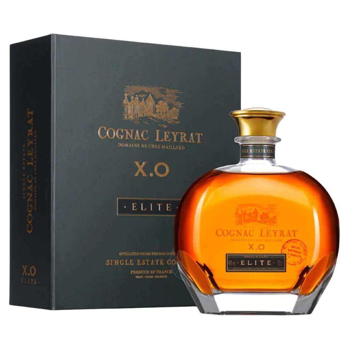 Cognac Leyrat XO Elite (6 Bottles) Claix, France — wine from Australia