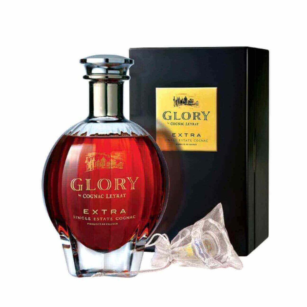 Cognac Leyrat Extra Glory Single Estate Cognac (4 Bottles) Claix, France — wine from Australia