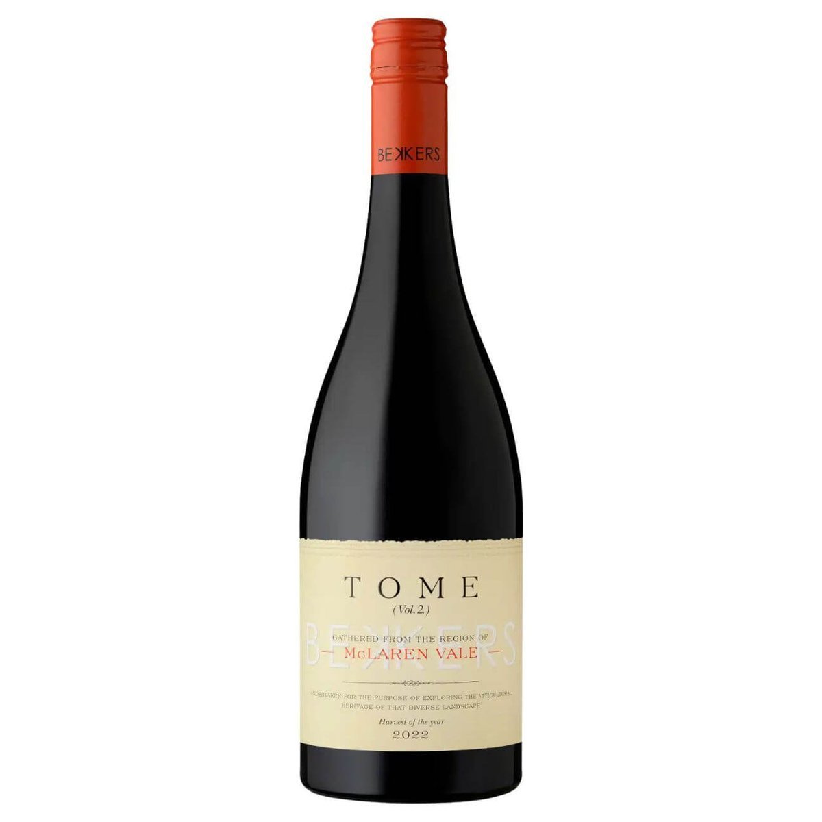 Bekkers TOME 2022 (6 Bottles) McLaren Vale, SA — wine from Australia