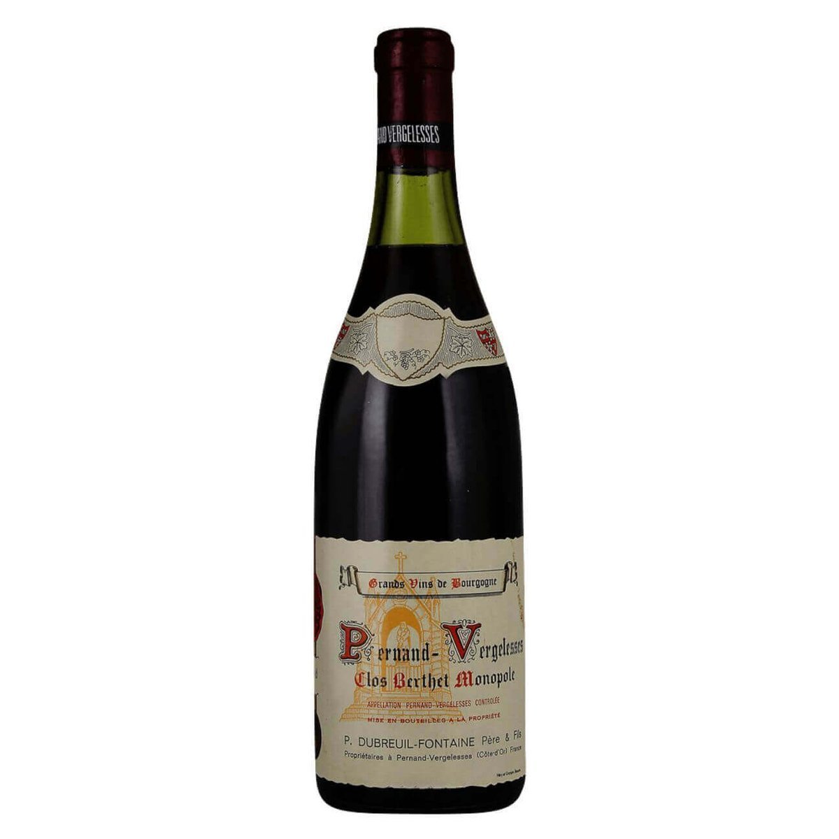 Domaine Dubreuil Fontaine Pernand Vergelesses Premier Cru 'Clos Berthet' Monopole Rouge 2021 (6 Bottles) Burgundy, France — wine from Australia