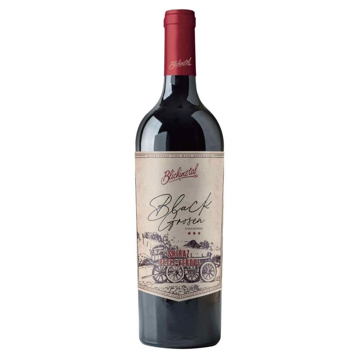 Blickinstal Black Groben Shiraz Petit Verdot 2021 (6 Bottles) Langhorne Creek, McLaren Vale — wine from Australia