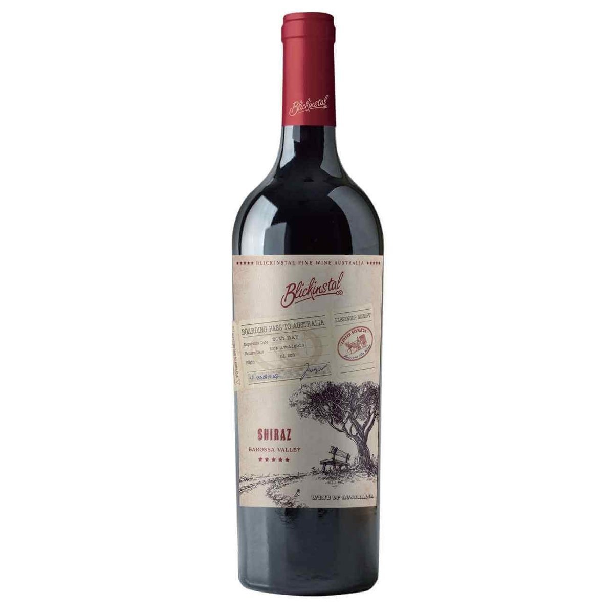 Blickinstal Boarding Pass Shiraz 2023 (6 Bottles) Barossa Valley, SA — wine from Australia