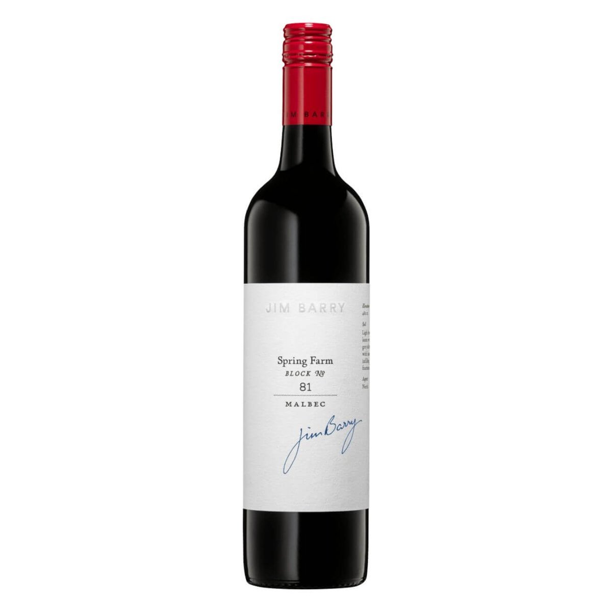 Jim Barry Spring Farm Block 81 Malbec 2021 (3 Bottles) Clare Valley, SA — wine from Australia