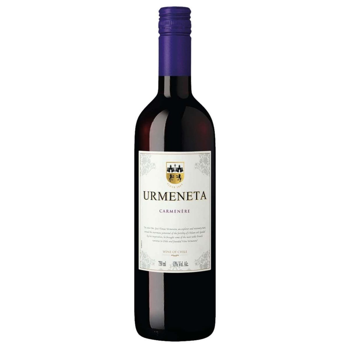 Urmeneta Reserva Carmenere 2023 (12 Bottles) Central Valley, Chile — wine from Australia
