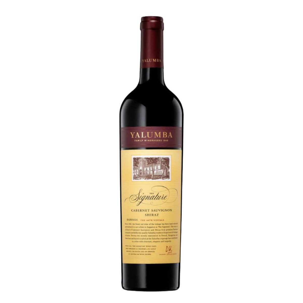 Yalumba The Signature Cabernet Sauvignon & Shiraz 2022 375ml (12 Bottles) Barossa Valley, SA — wine from Australia